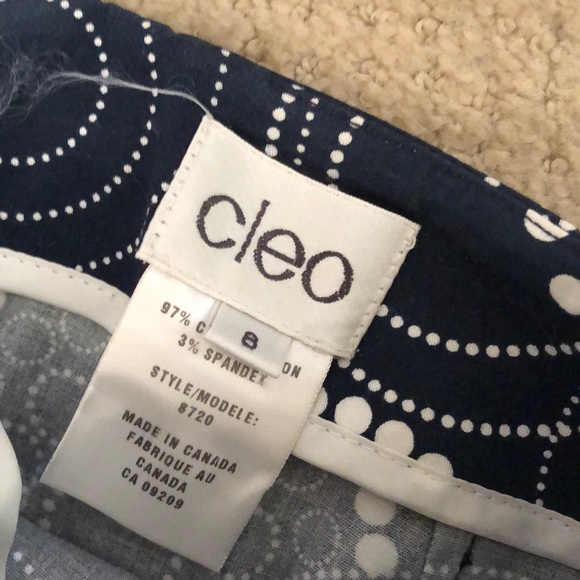 Blue and cream skirt - Picture 4 of 5